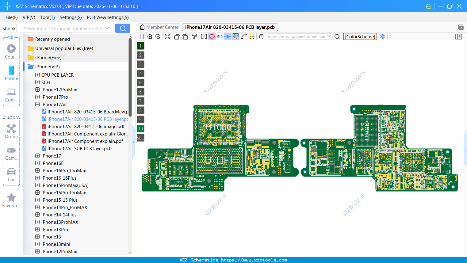 IPhone17Air 820-03415-06 PCB Layer